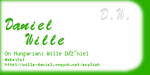 daniel wille business card